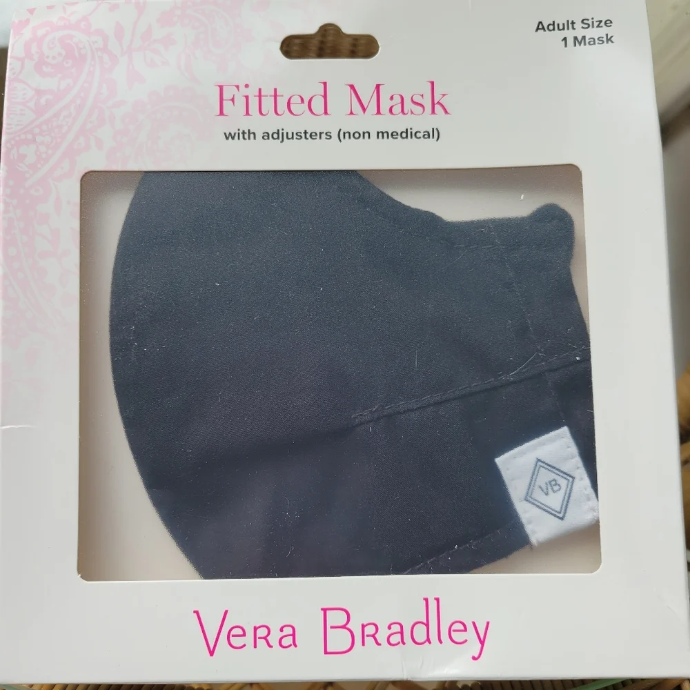 Vera Bradley Black Face Mask
